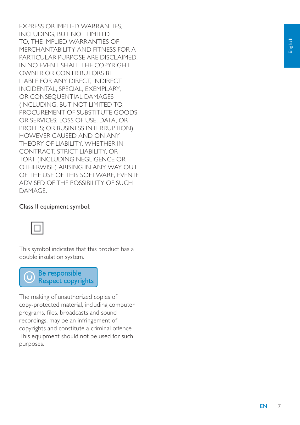 Philips SPF7010 User Manual | Page 7 / 60