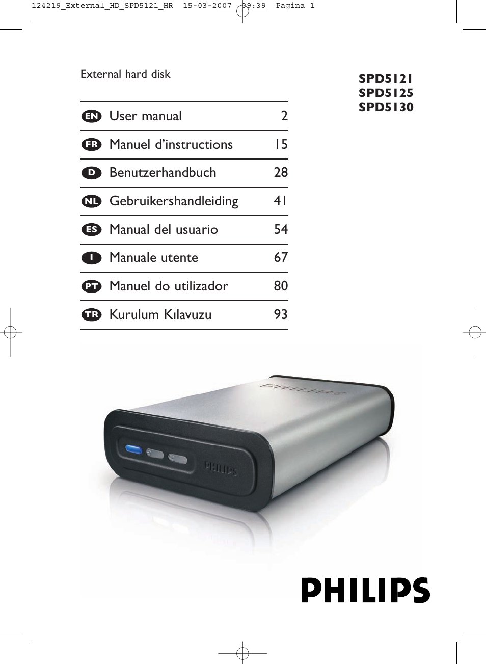 Philips SPD5121 User Manual | 106 pages