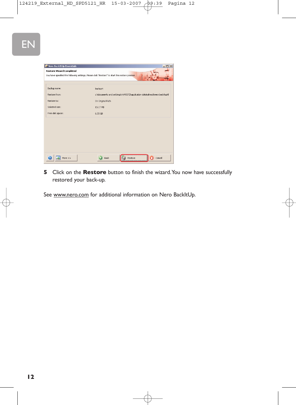 Philips SPD5121 User Manual | Page 12 / 106