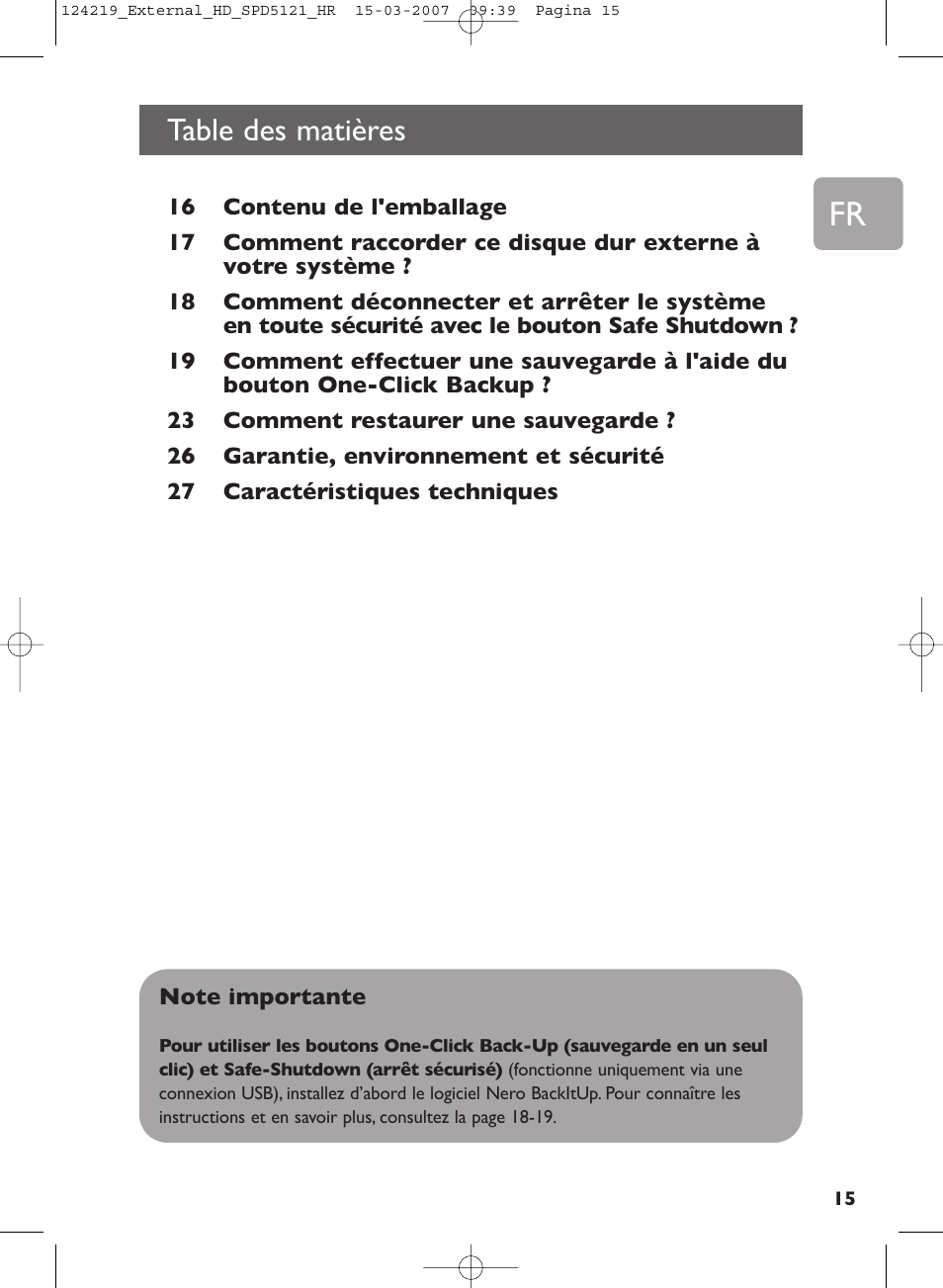 Philips SPD5121 User Manual | Page 15 / 106