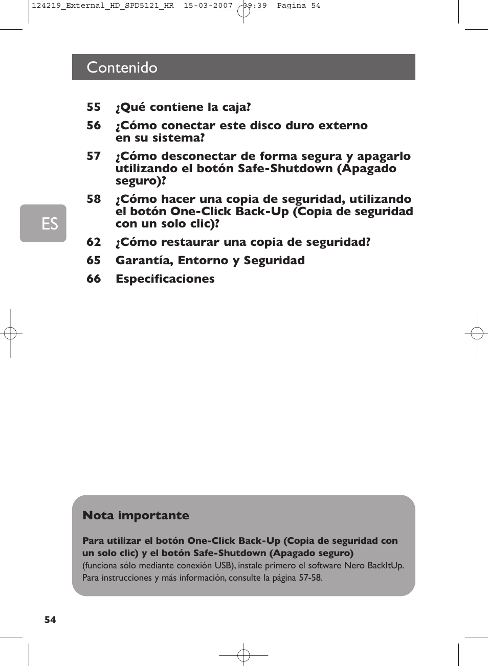 Philips SPD5121 User Manual | Page 54 / 106