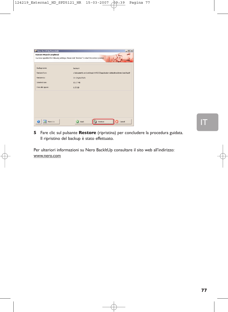 Philips SPD5121 User Manual | Page 77 / 106