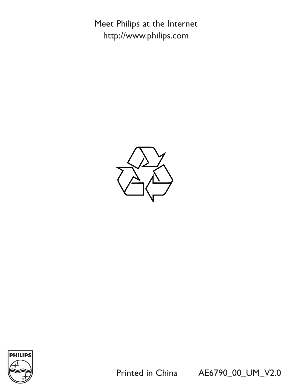 Portable radio, Disposal of your old product, Environmental information | Philips AE6790 User Manual | Page 10 / 10