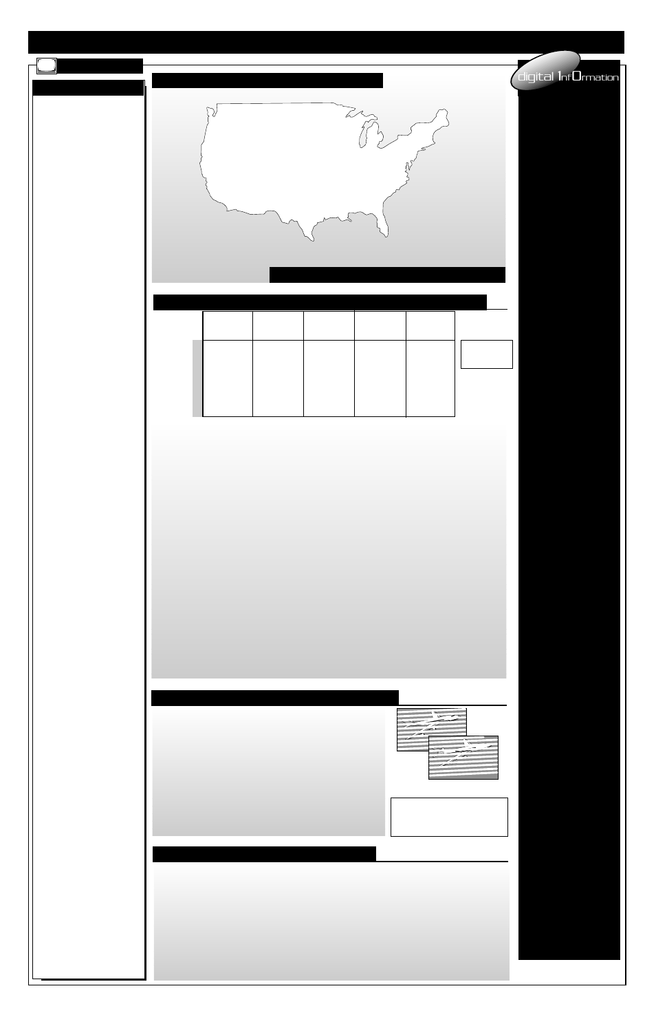 Tv r, Igital, Ollout | Erms, Echnology, As of fall, Digital | Philips Projection Television User Manual | Page 8 / 9