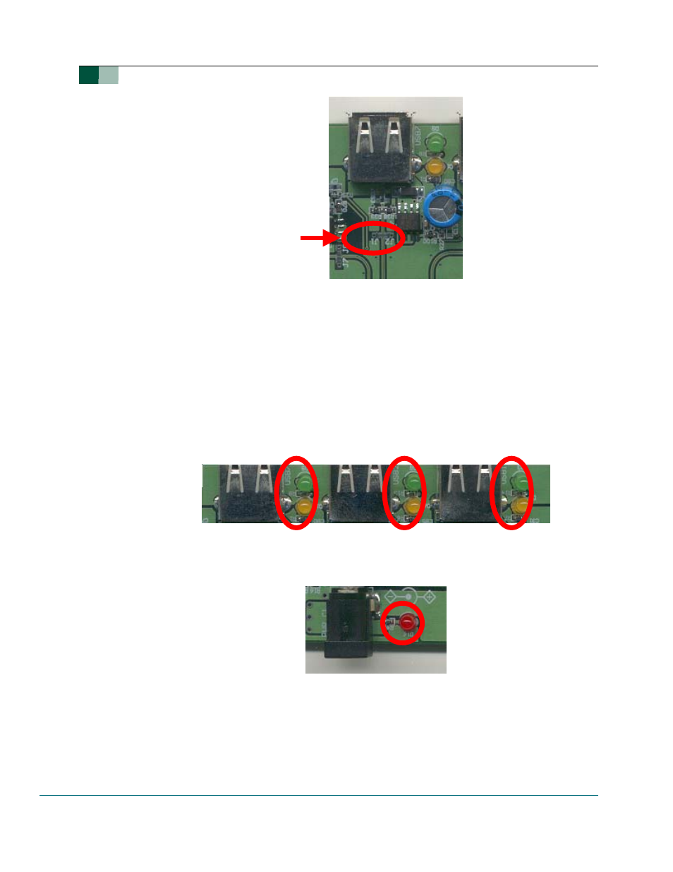 Port indicators, Power led indicator, Goodlink indicator | Philips UM10011 User Manual | Page 7 / 20