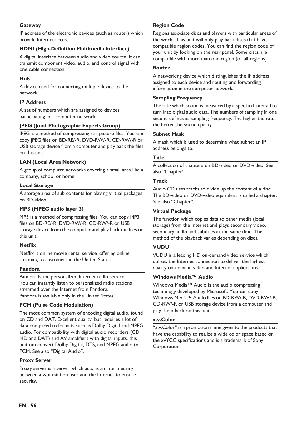 E cinavia online consumer in | Philips HTS5506/F8 User Manual | Page 56 / 68