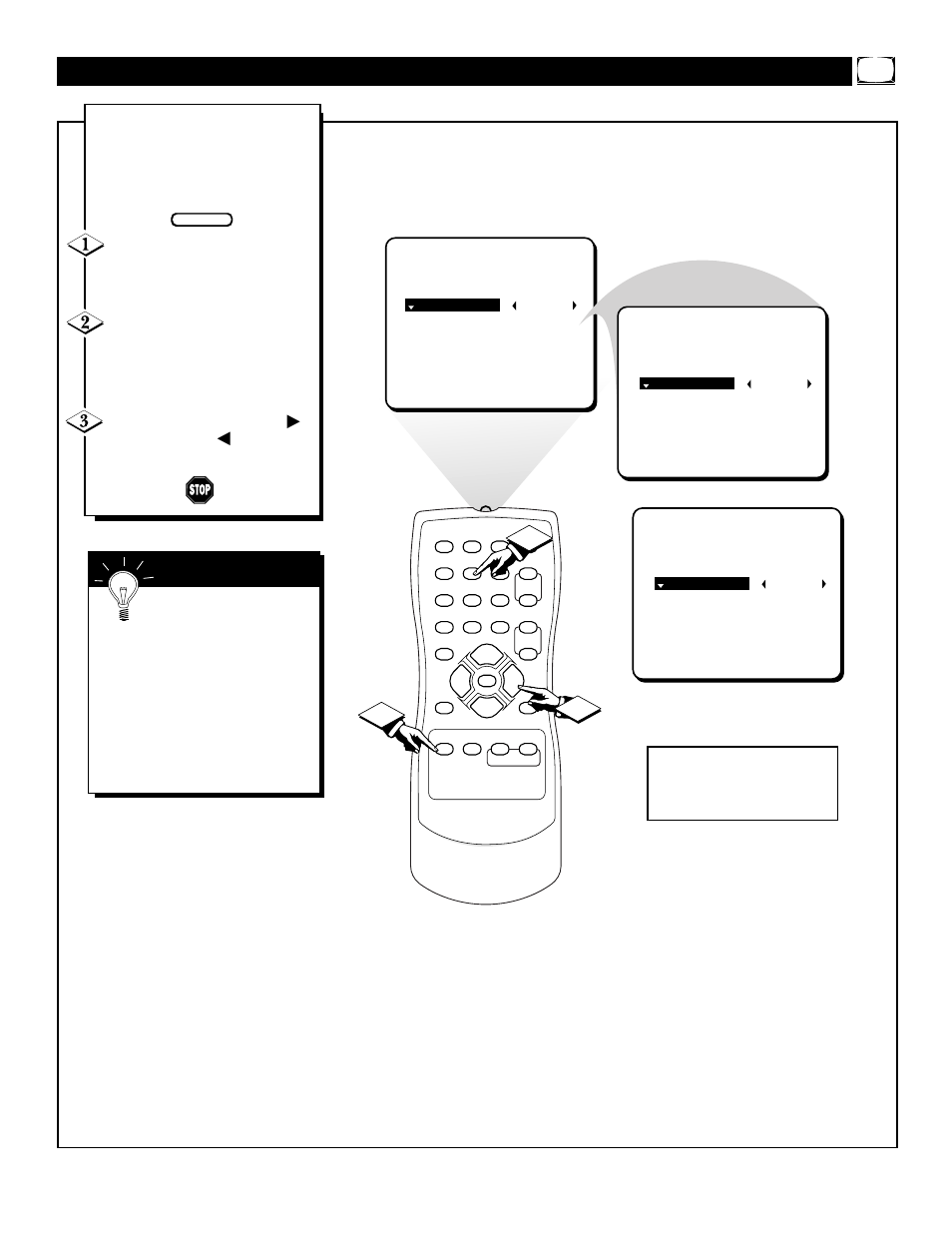 Etting the, Lock, Eature | Philips 19PR21C1 User Manual | Page 15 / 36