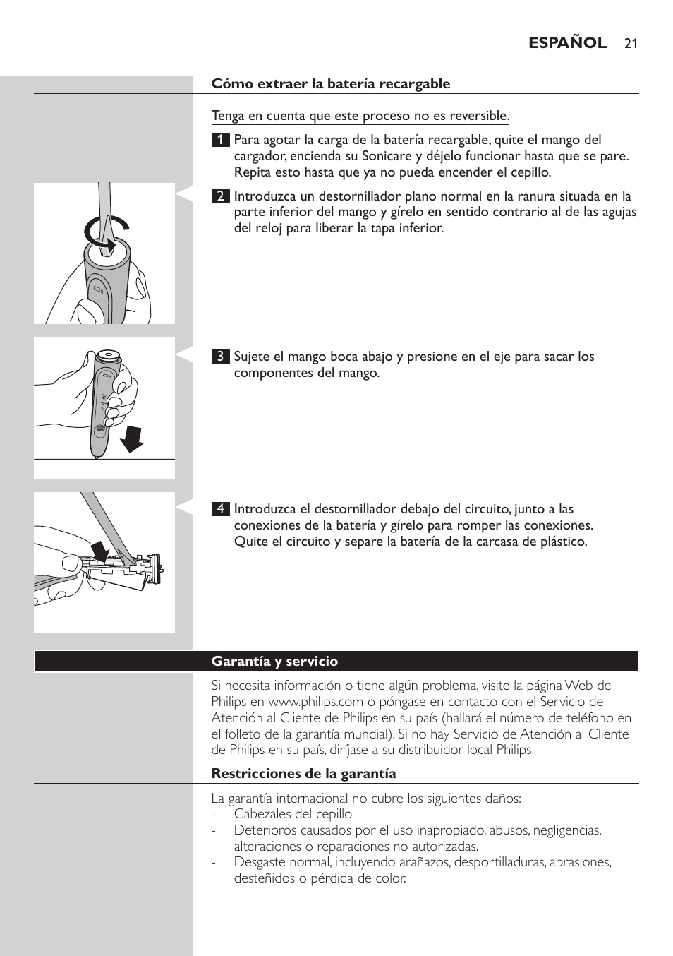 Philips 700 User Manual | Page 21 / 32