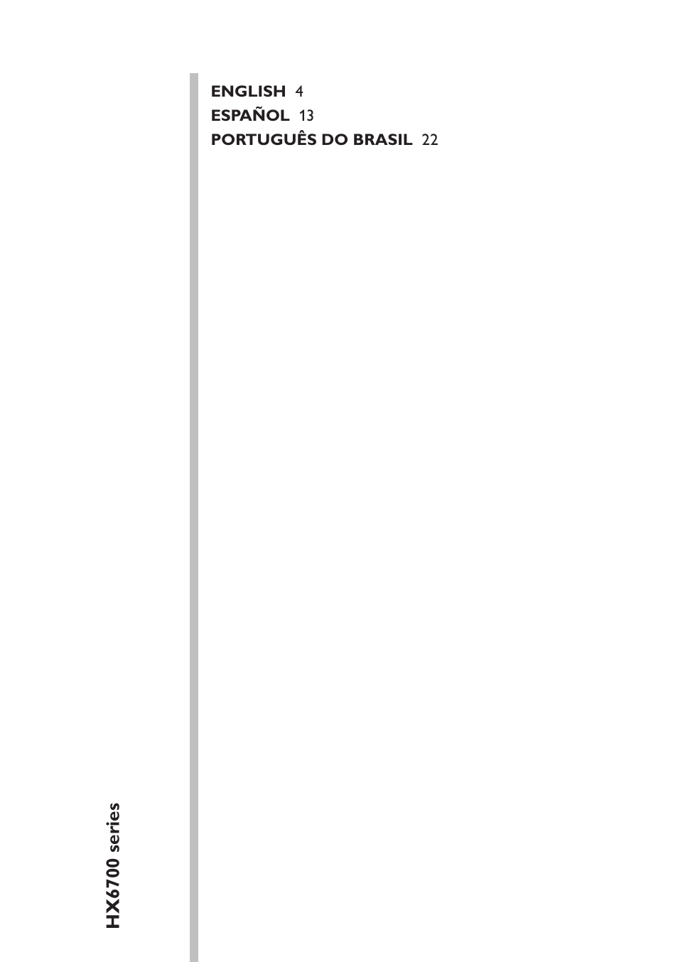 Table of content | Philips 700 User Manual | Page 3 / 32