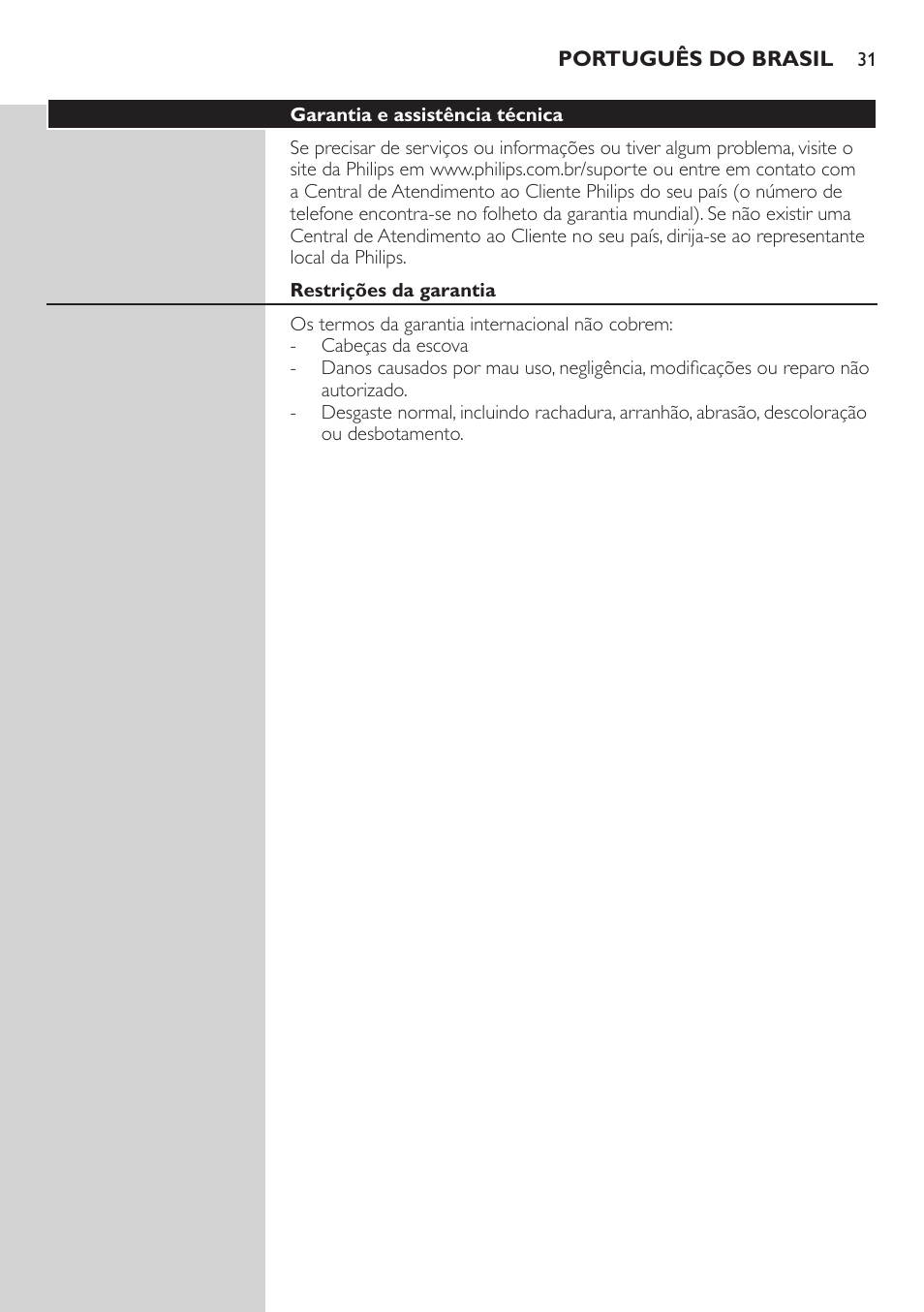 Philips 700 User Manual | Page 31 / 32
