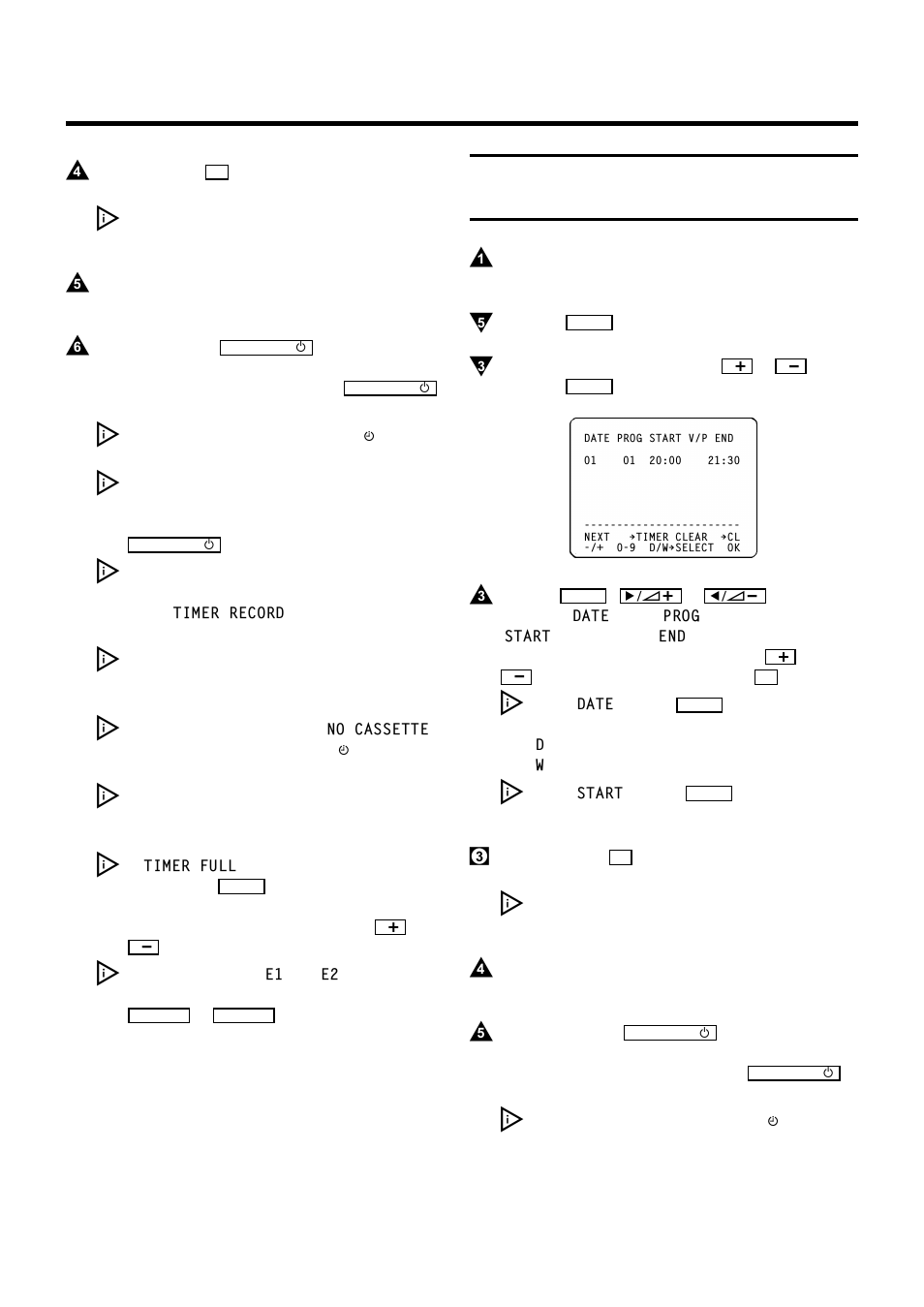 Programming a recording (without ’showview’) | Philips VR200/58 User Manual | Page 21 / 26