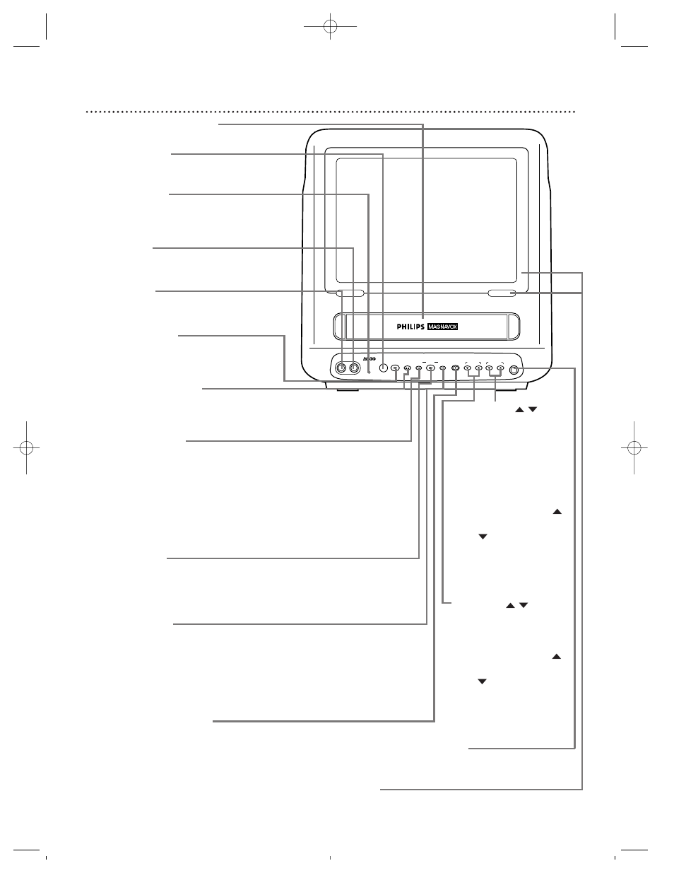 20 front panel | Philips CCZ092AT User Manual | Page 20 / 52