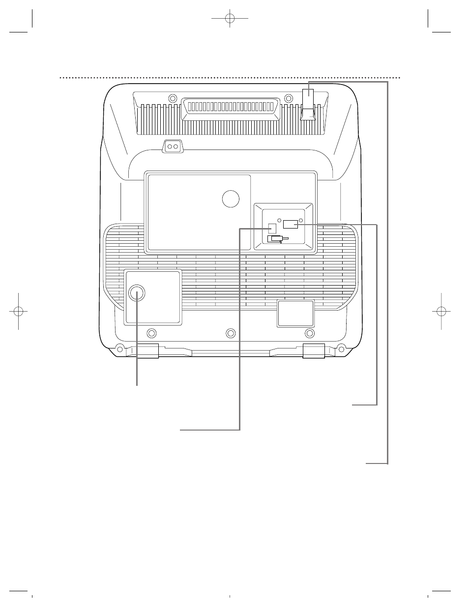 Rear panel 21 | Philips CCZ092AT User Manual | Page 21 / 52