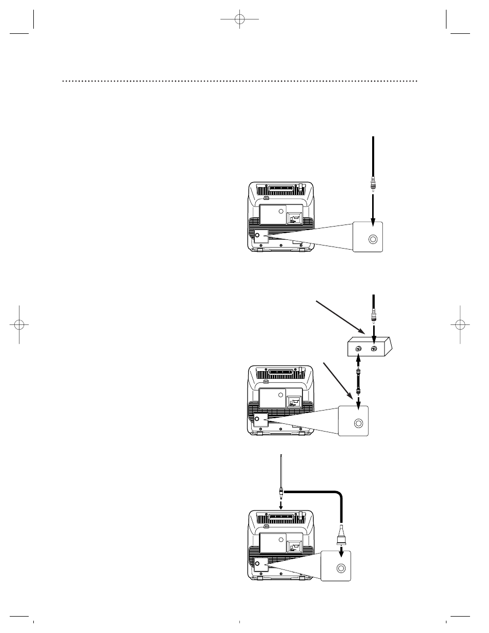 A. b, 6 hooking up the tv/vcr | Philips CCZ092AT User Manual | Page 6 / 52