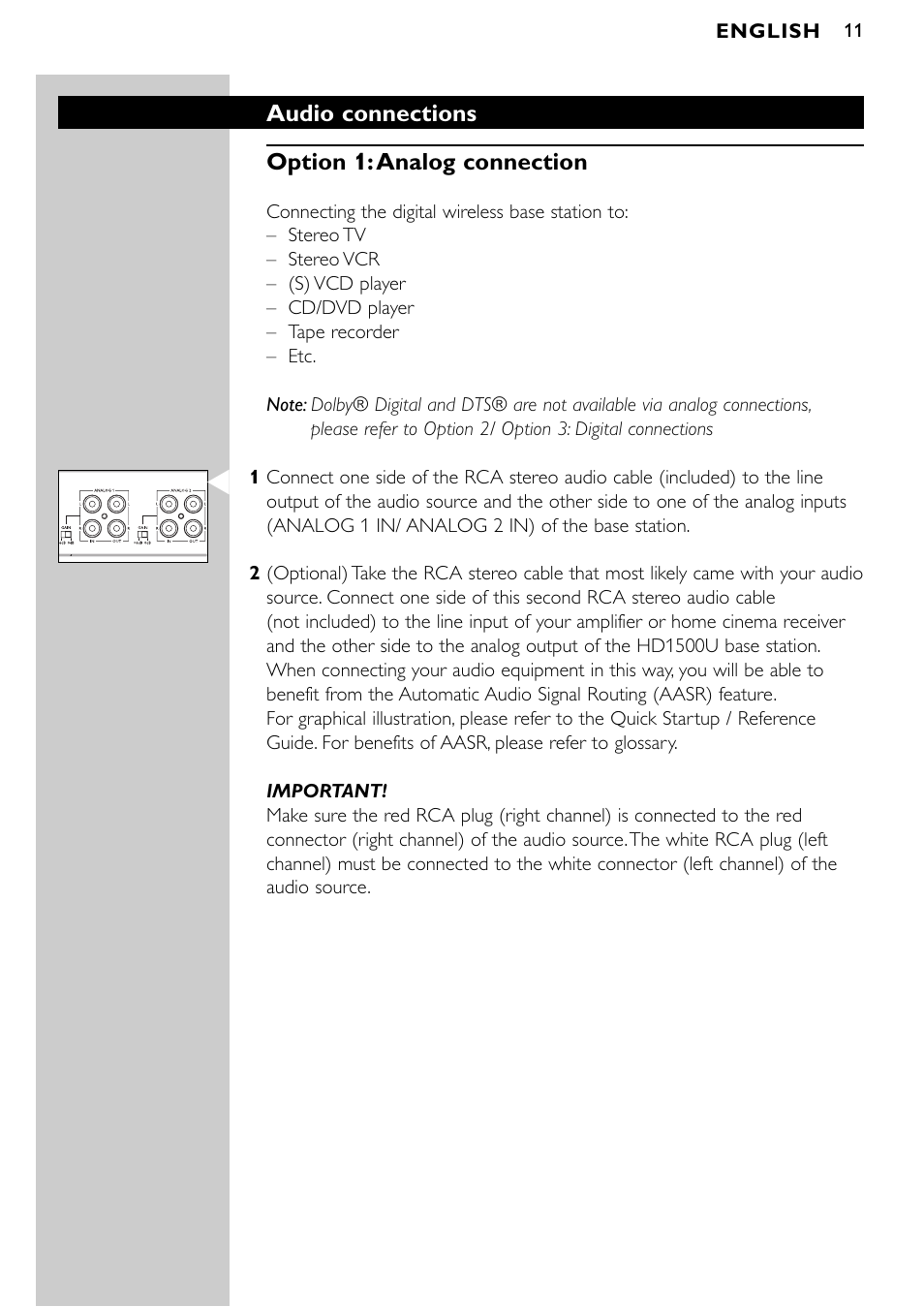 Philips SBCHD1500U User Manual | Page 11 / 229
