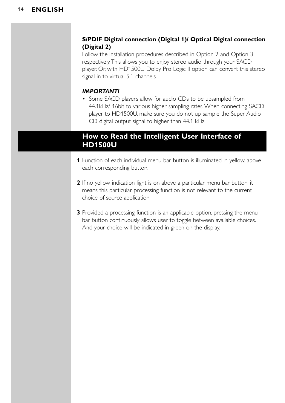 Philips SBCHD1500U User Manual | Page 14 / 229