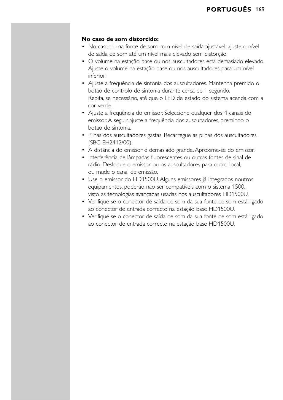 Philips SBCHD1500U User Manual | Page 169 / 229