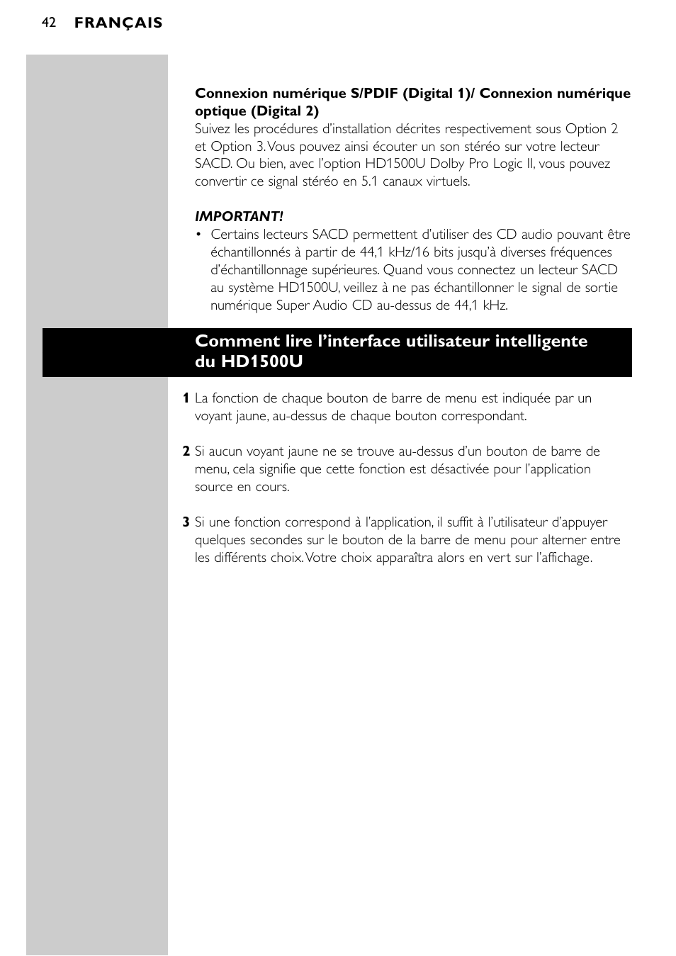 Philips SBCHD1500U User Manual | Page 42 / 229