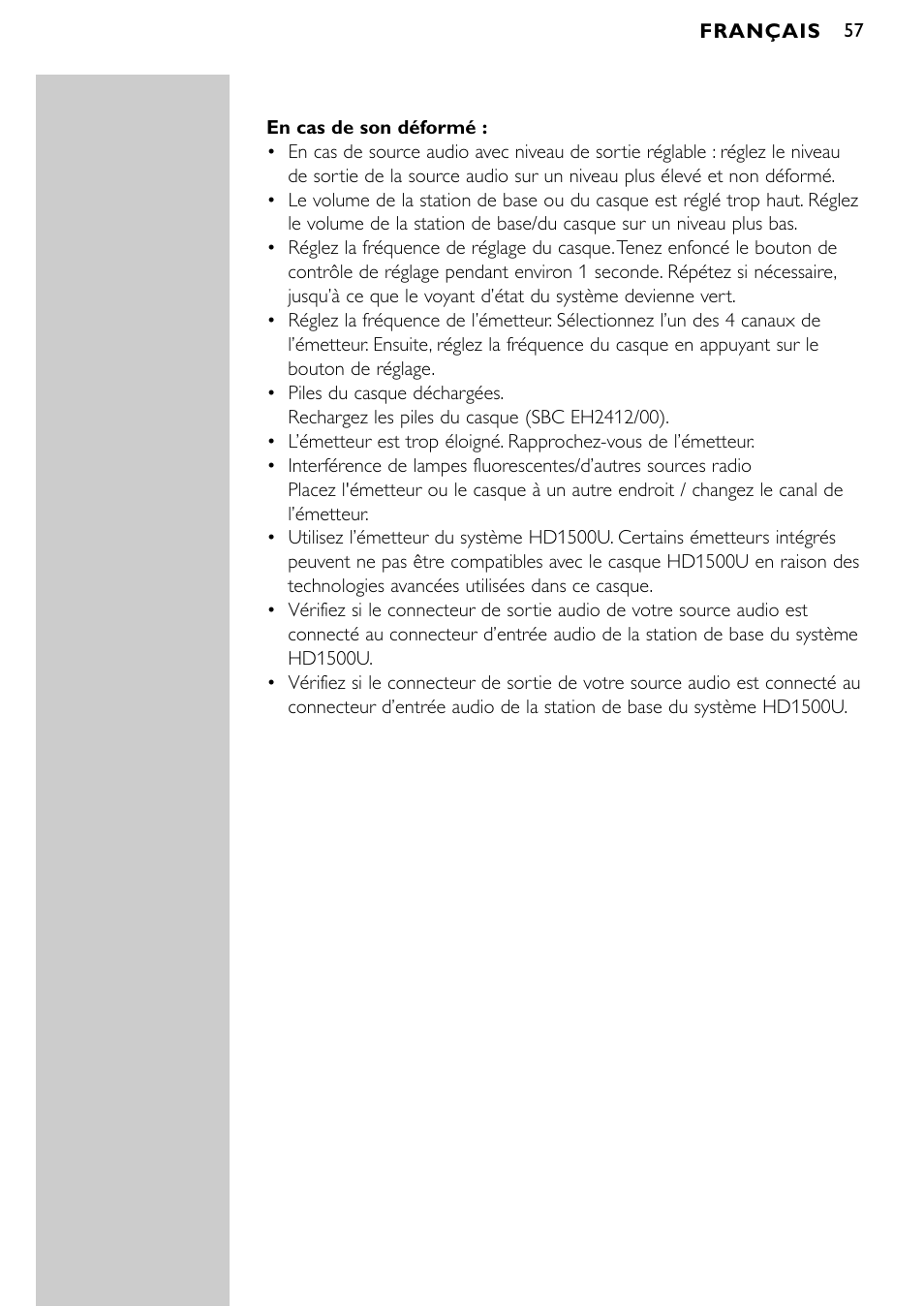 Philips SBCHD1500U User Manual | Page 57 / 229
