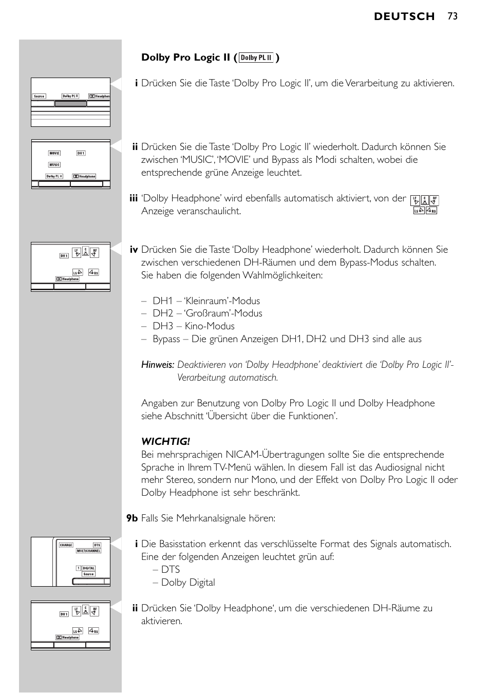 Philips SBCHD1500U User Manual | Page 73 / 229