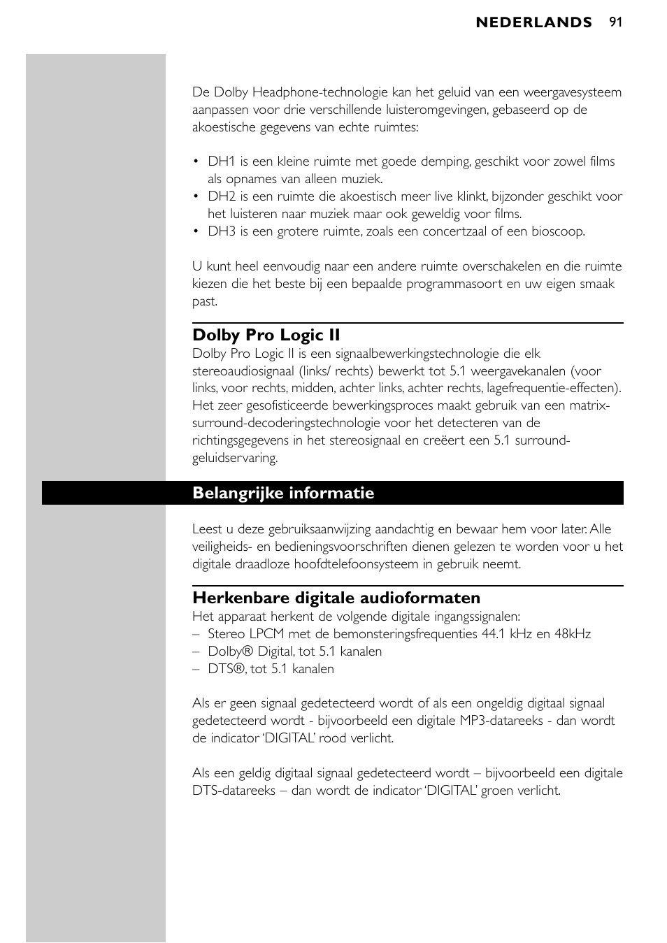 Philips SBCHD1500U User Manual | Page 91 / 229