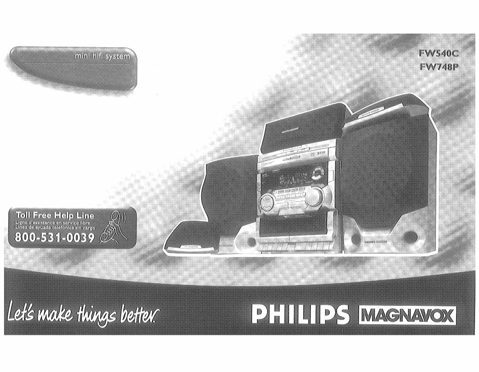 Philips FW540C User Manual | 86 pages