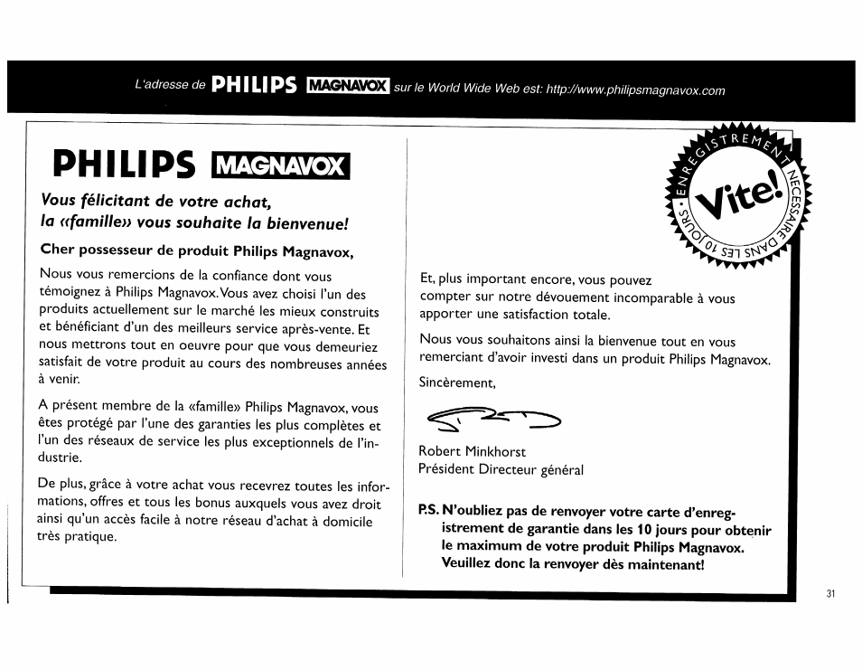 Philips, Magnavox | Philips FW540C User Manual | Page 31 / 86