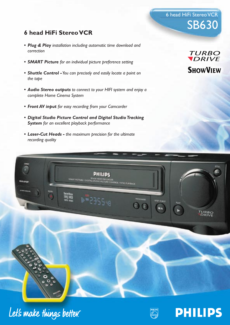 Philips SB630 User Manual | 2 pages