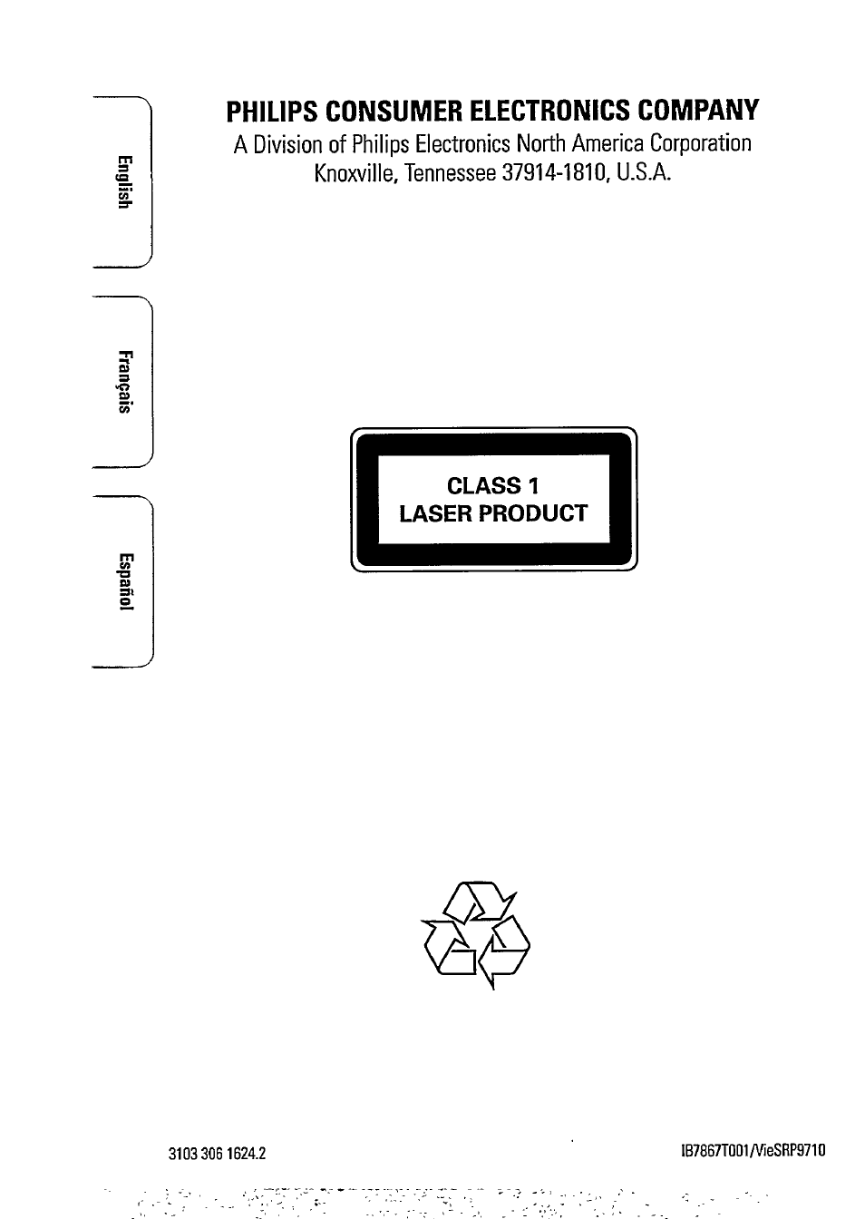 Philips consumer electronics company | Philips AZ1509-17 User Manual | Page 24 / 24