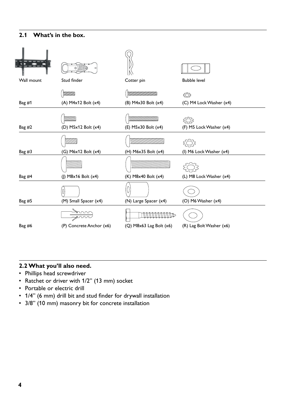 4. what’s in the box | Philips SQM5322/27 User Manual | Page 4 / 24
