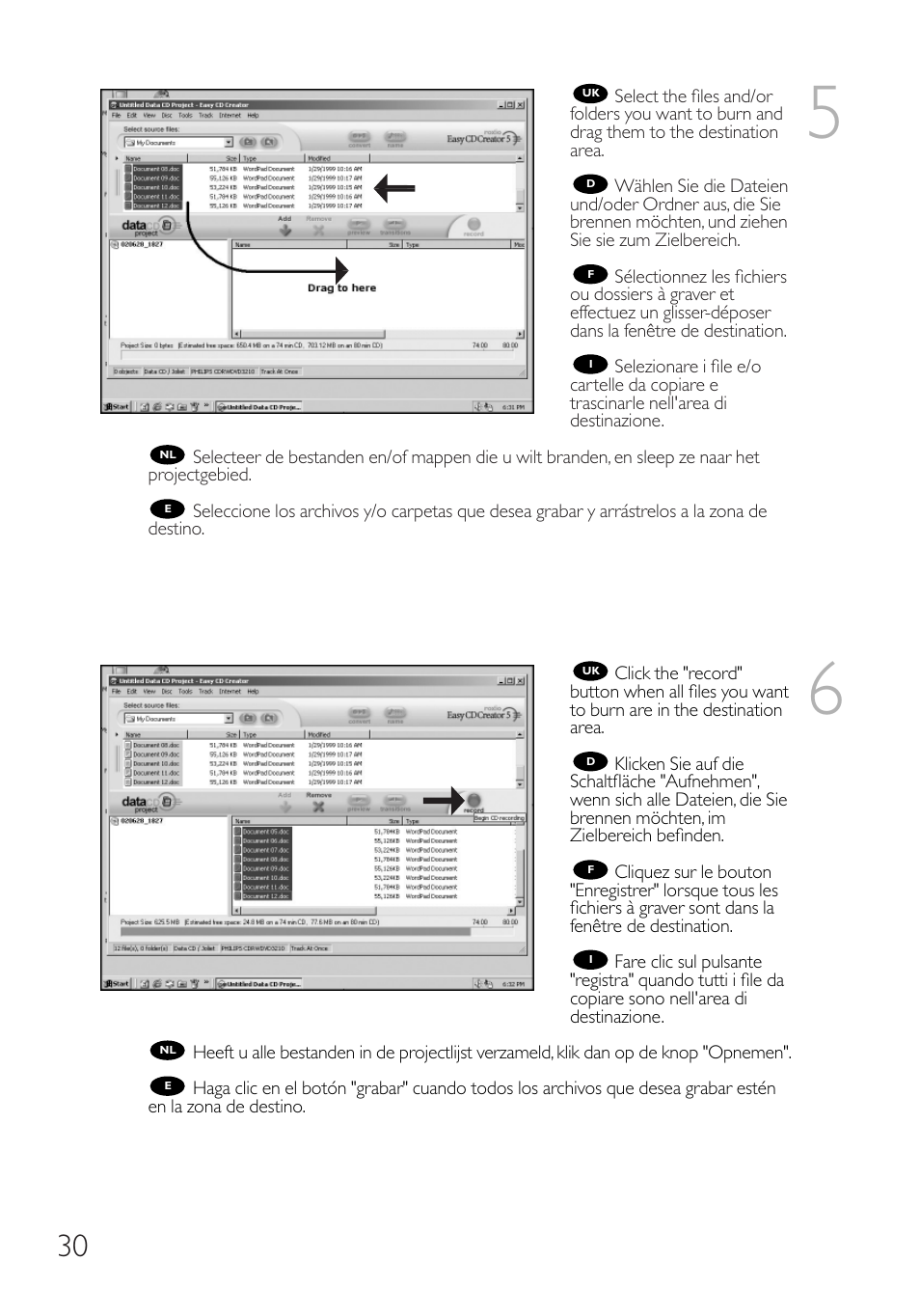 Philips RWDV3212 User Manual | Page 30 / 56