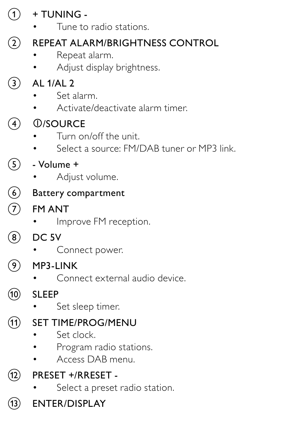 Philips AJB1002/79 User Manual | Page 6 / 25