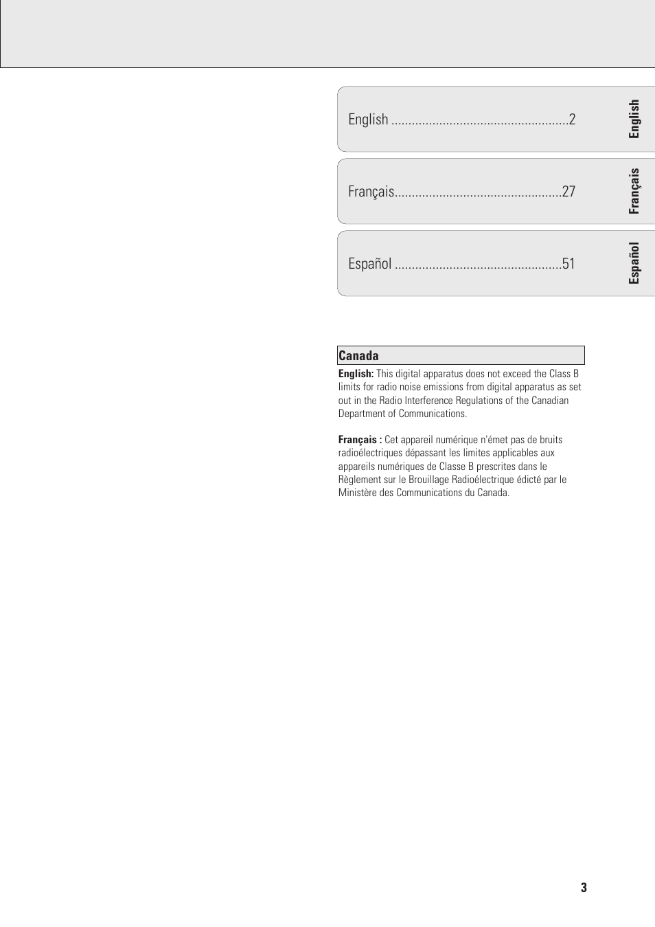 Philips MX975D User Manual | Page 3 / 26