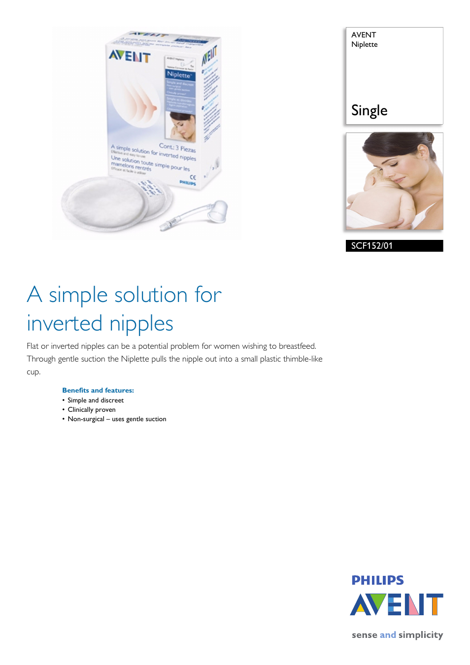 Philips Niplette SCF152/01 User Manual | 2 pages
