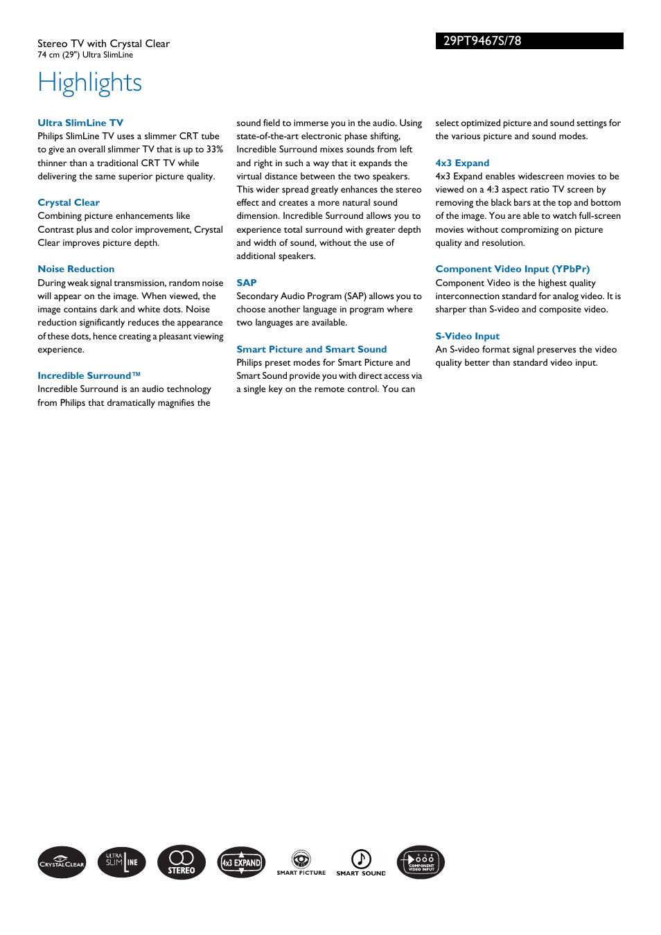 Highlights | Philips VXM 26 User Manual | Page 2 / 3