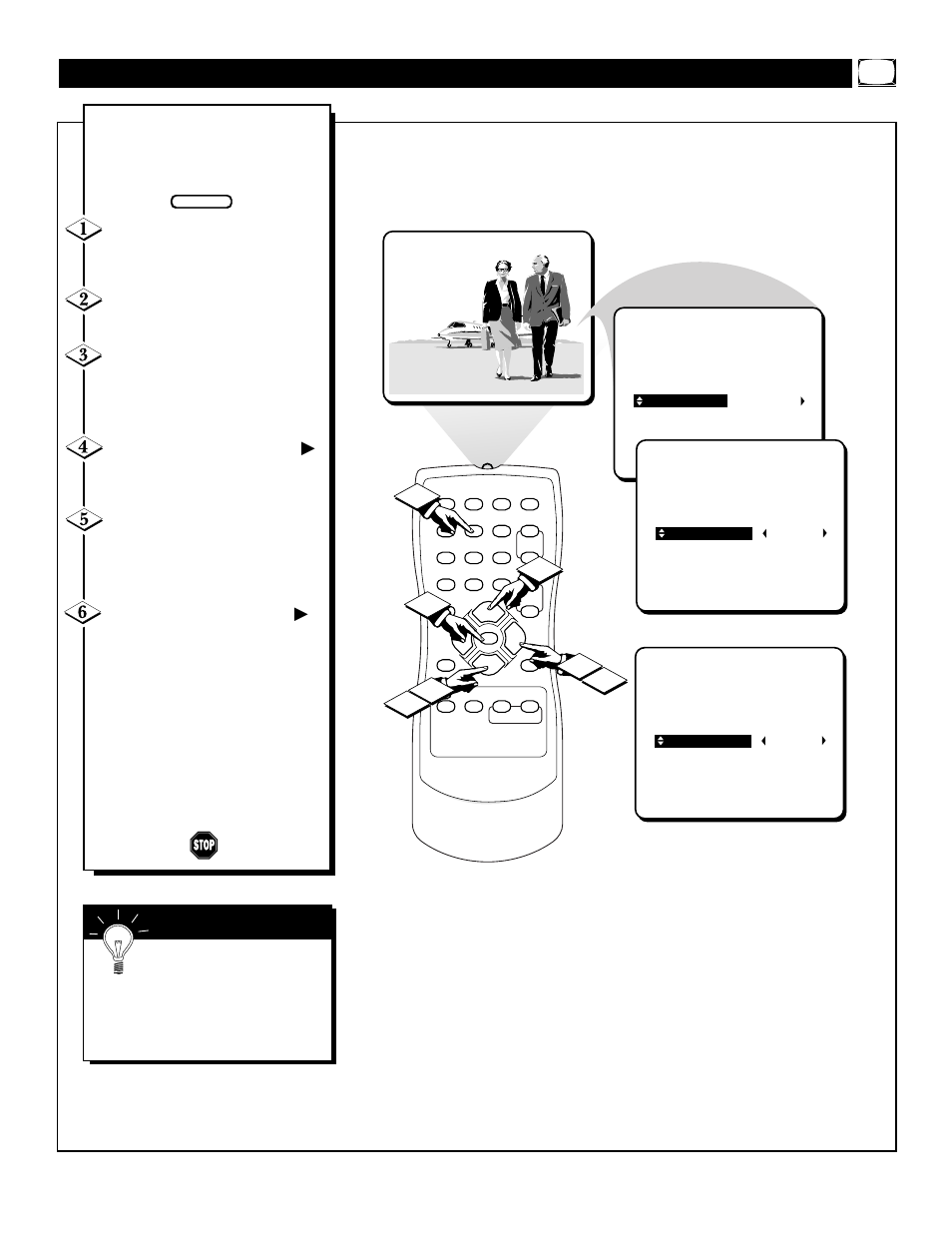 Ow to, Se the, Hannel | Ontrol | Philips 19PS57C1 User Manual | Page 13 / 36