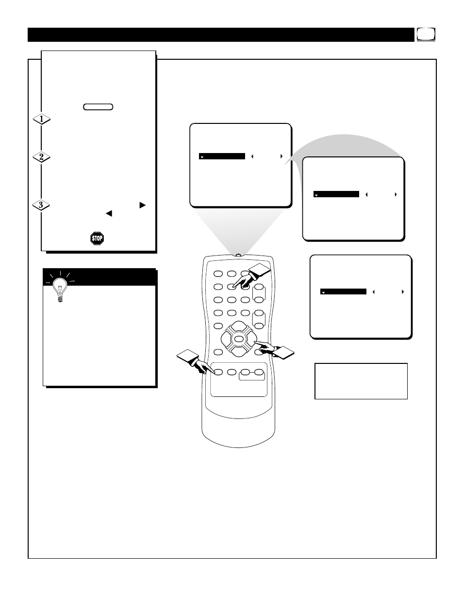 Etting the, Lock, Eature | Philips 19PS57C1 User Manual | Page 15 / 36