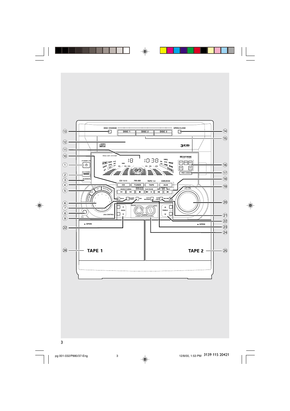 Philips FW P880 User Manual | Page 3 / 32