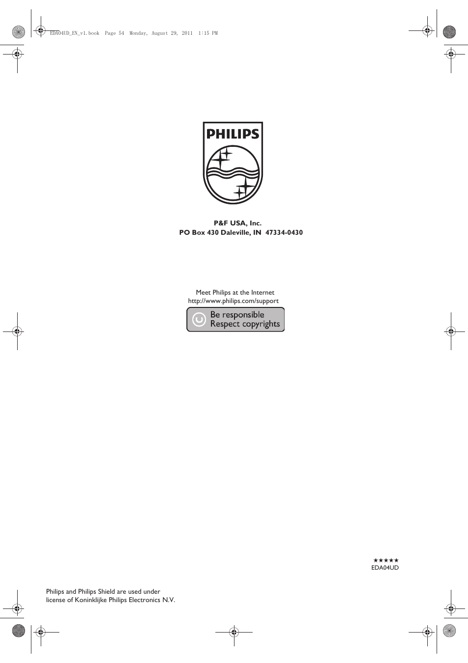 Philips HTS3306/F8 User Manual | Page 56 / 56