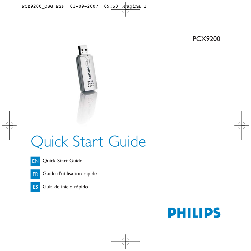 Philips Pronto PCX9200 User Manual | 8 pages
