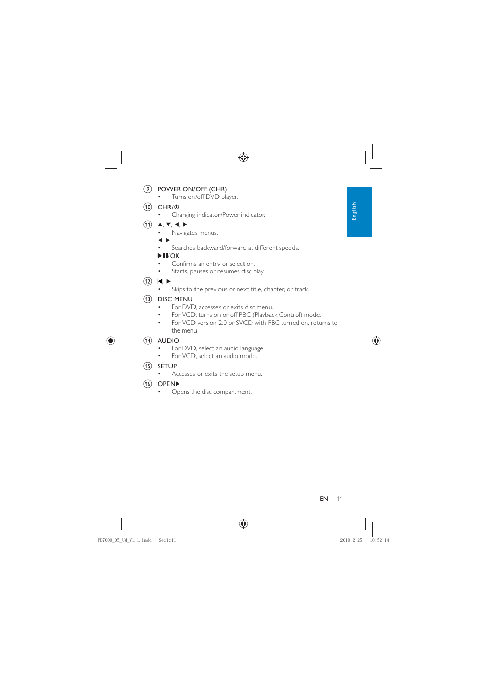 Philips PD7000C User Manual | Page 10 / 18