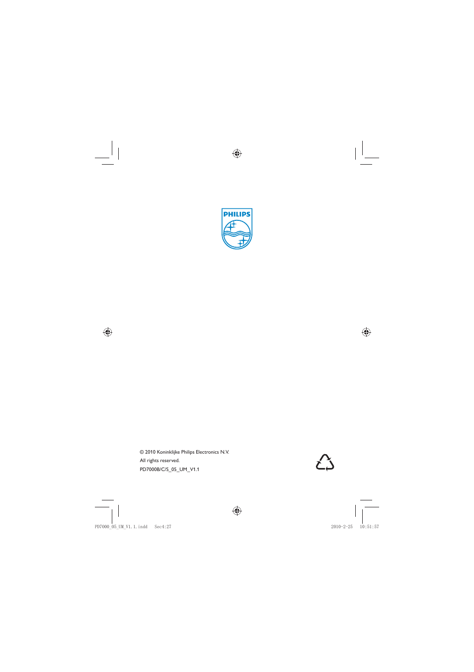 Philips PD7000C User Manual | Page 18 / 18