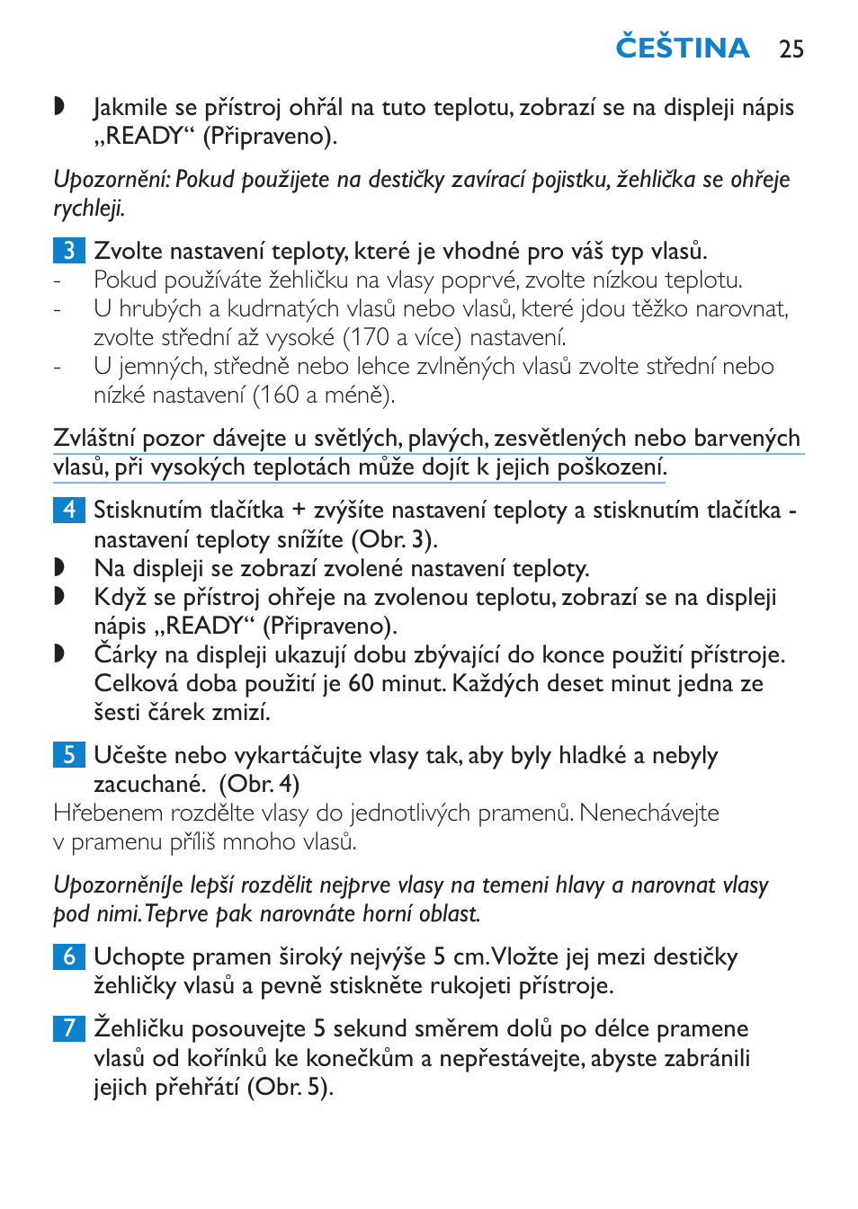 Philips HP4669/05 User Manual | Page 25 / 124