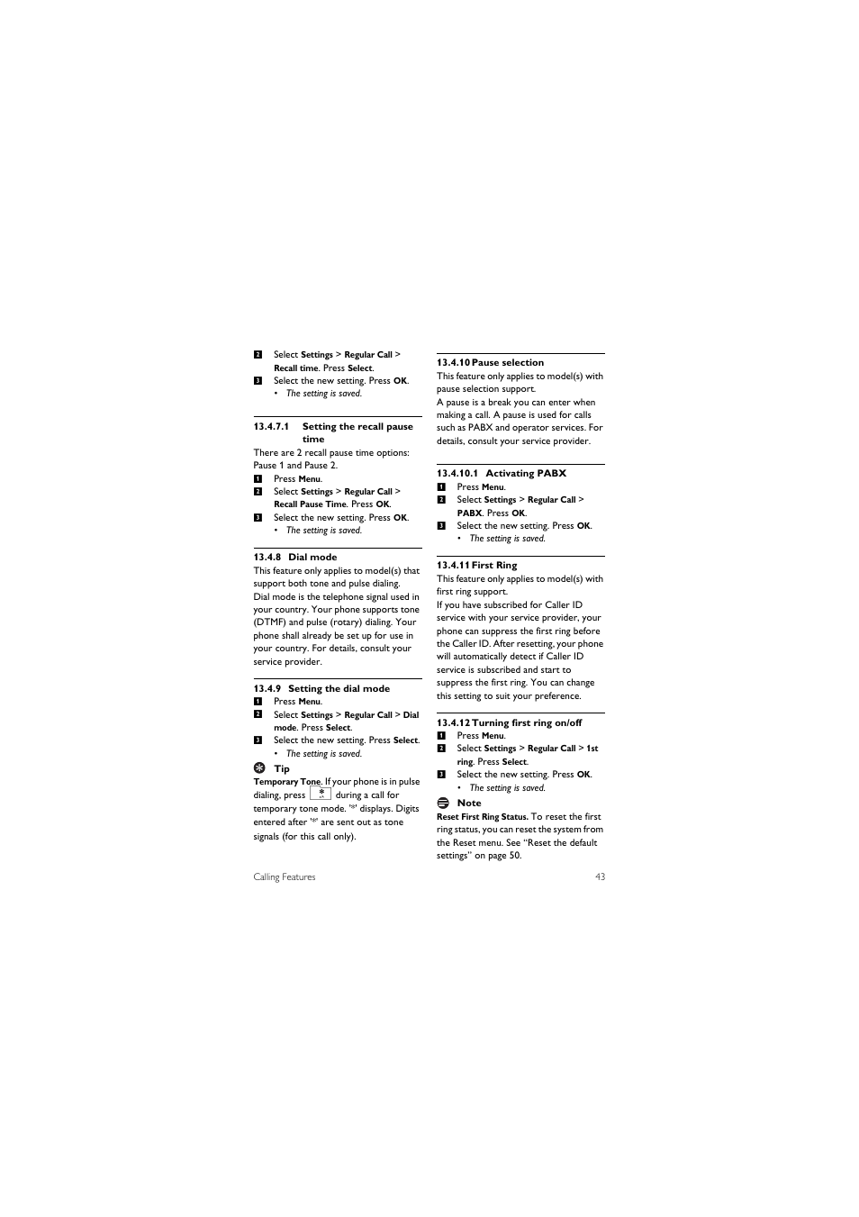 Philips 855 User Manual | Page 46 / 72