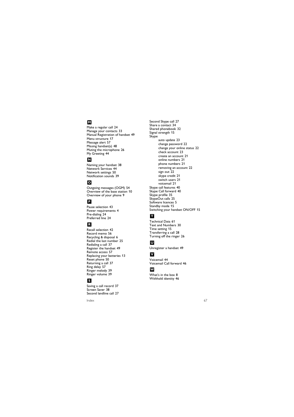 Philips 855 User Manual | Page 70 / 72