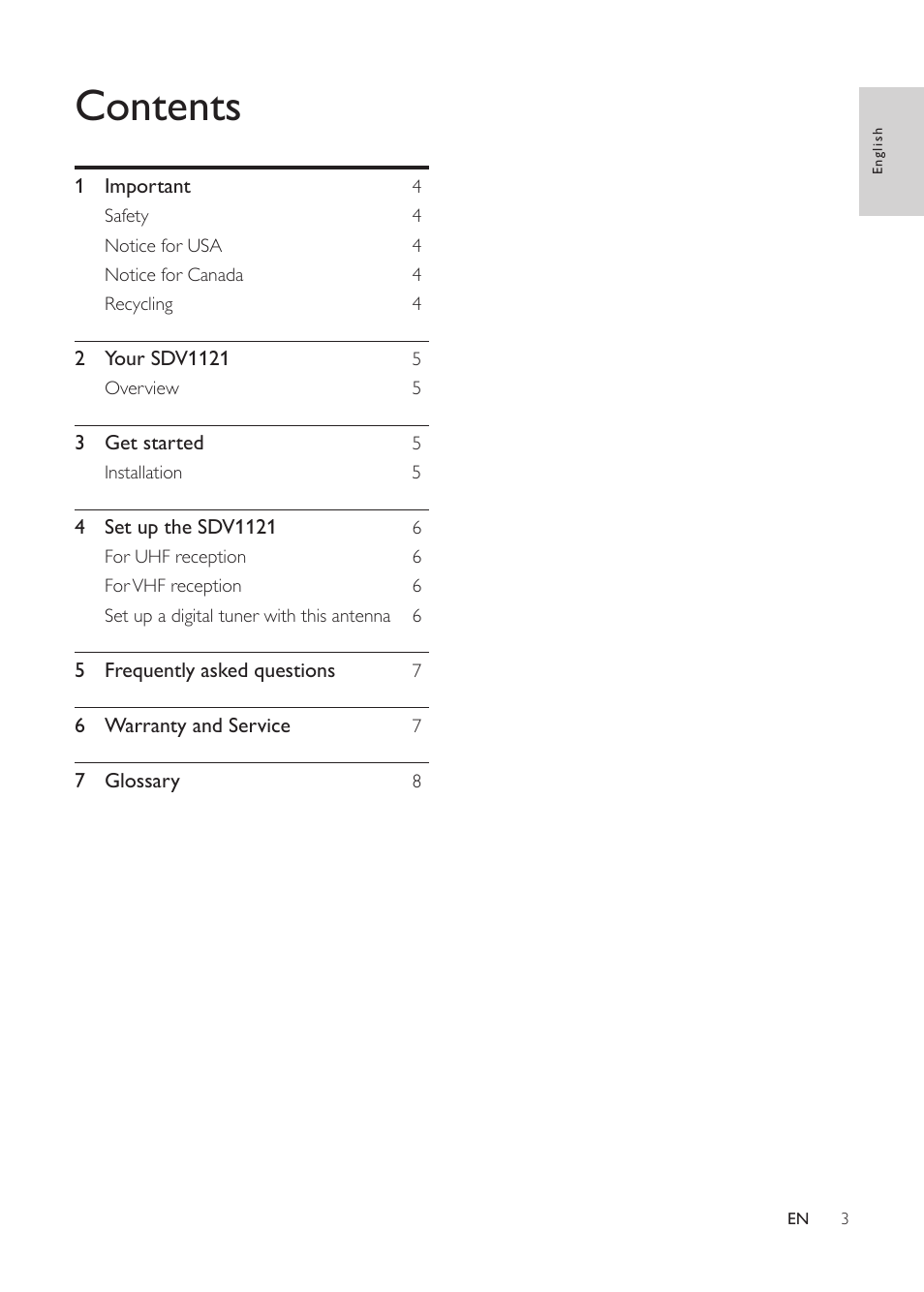 Philips SDV1121/27 User Manual | Page 3 / 10