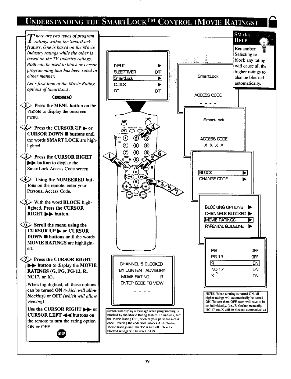 Ii™yi, Nderstanding, Mart | Ontrol, Ovie, Atings | Philips TP2785CI User Manual | Page 19 / 48