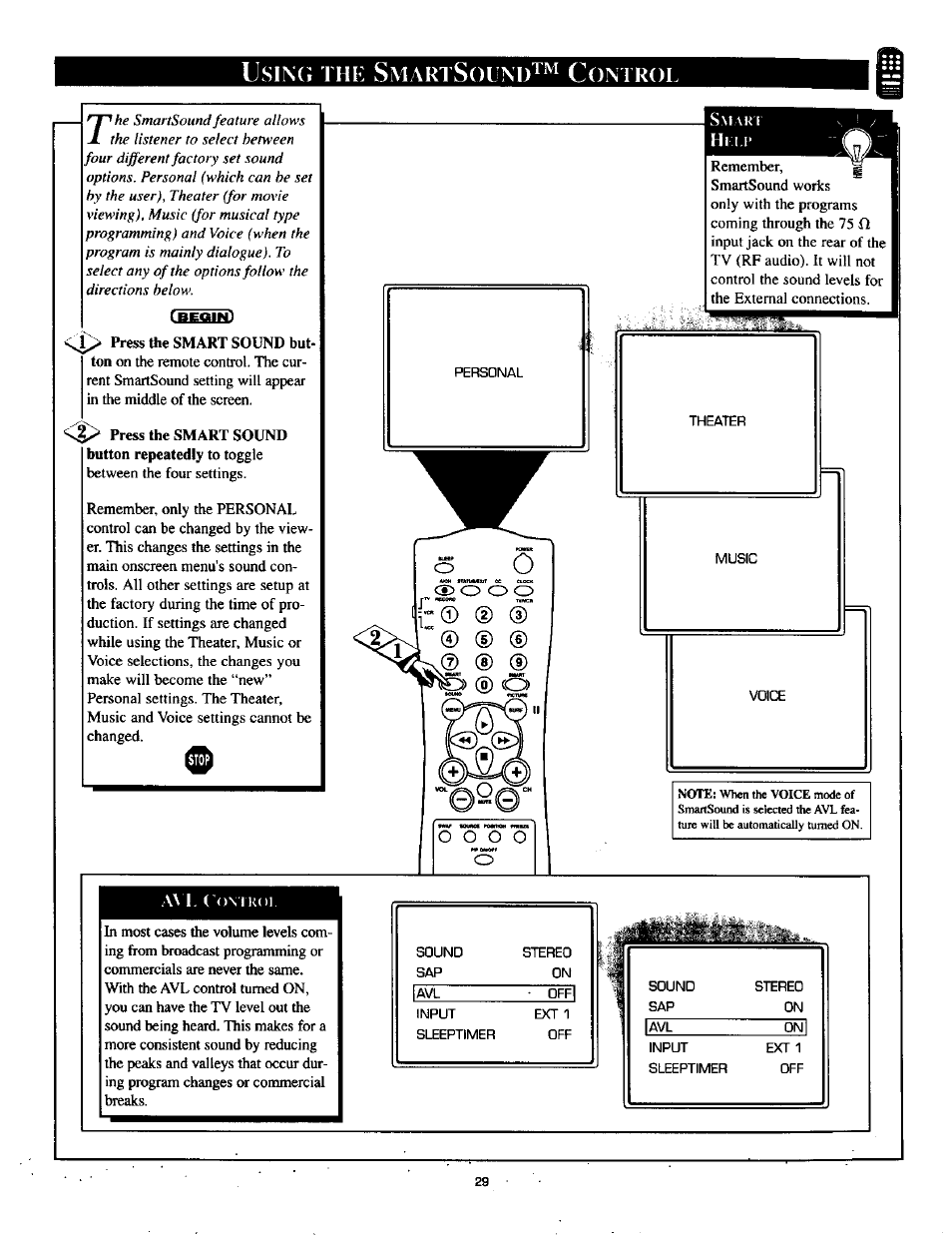 Ftt^mti, Pfllqi, Usin(; thk s | Mart, Ontrol | Philips TP2785CI User Manual | Page 29 / 48