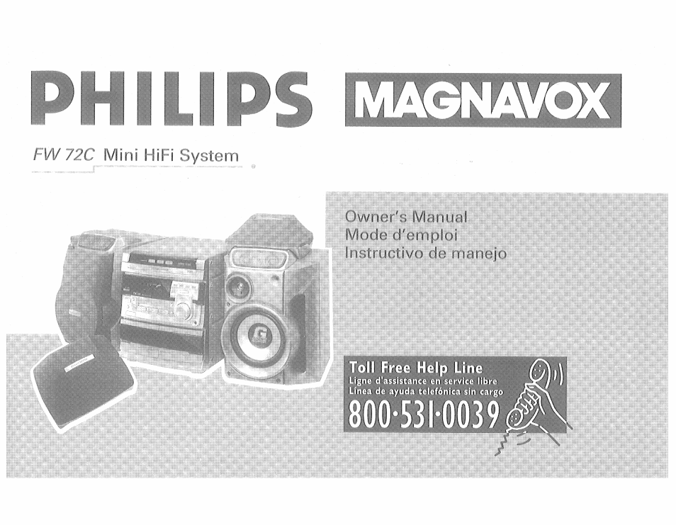 Philips FW 72C User Manual | 74 pages