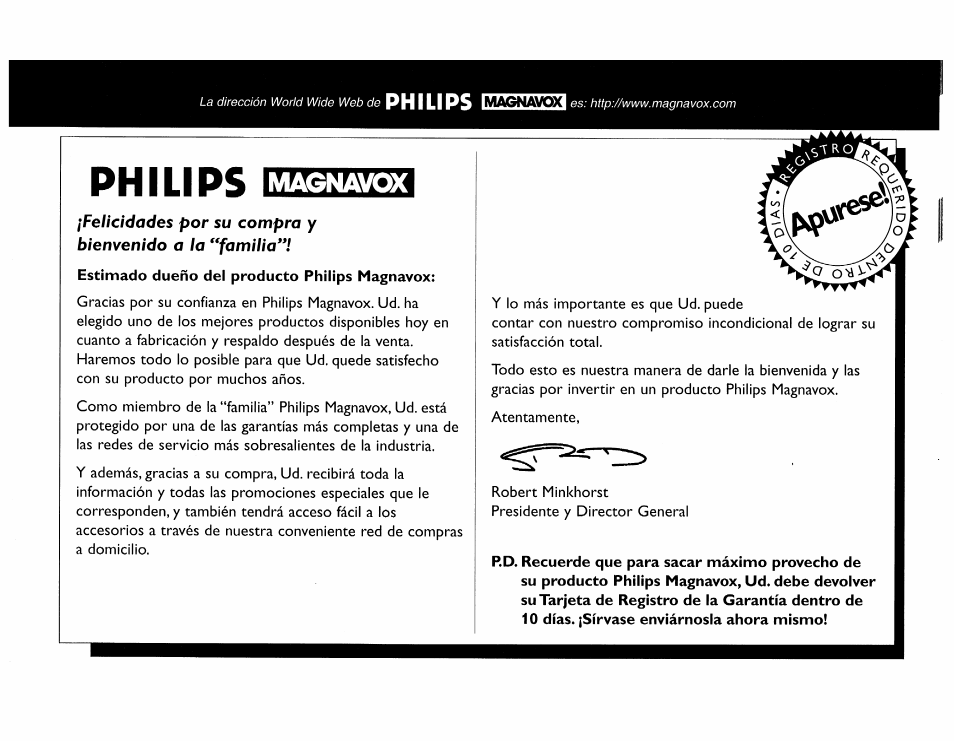 Philips, Magnavox | Philips FW 72C User Manual | Page 51 / 74